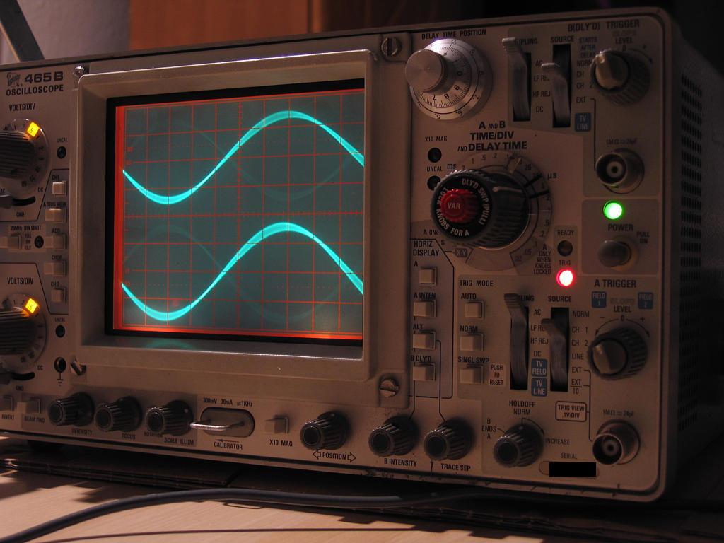 scope-shot of original waveform